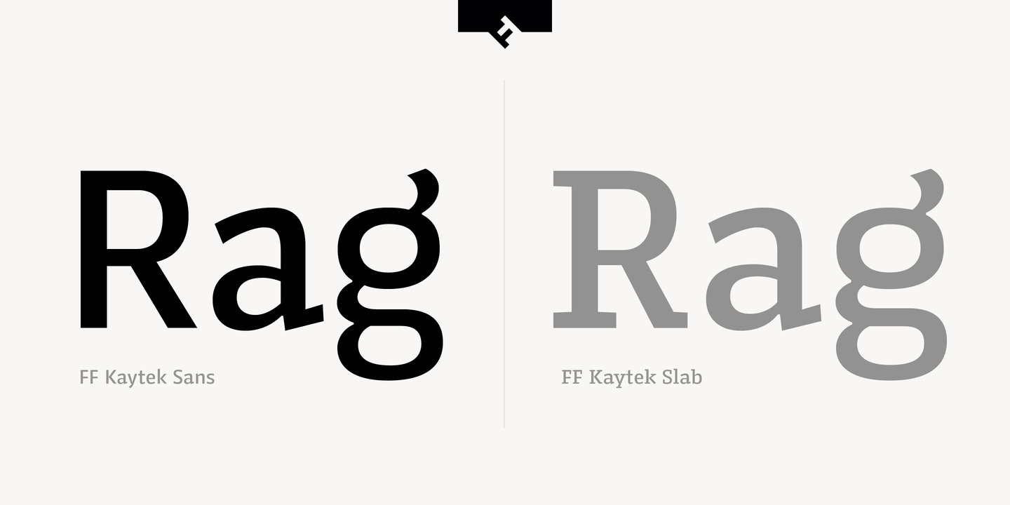 Przykład czcionki FF Kaytek Sans Black Italic
